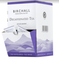 Birchall Decaffeinated Tea Box