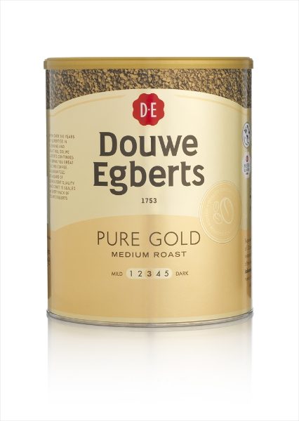Instant Coffee, Douwe Egberts, Pure Gold
