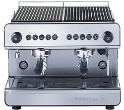 Iberital IB7 2 Compact, Traditional espresso Coffee Machine, Crown Water & Coffee